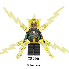 Load image into Gallery viewer, Tp1012 Anime Game Doctor Octopus Electro-Optic Man Vangle Fight Building Blocks Doll Children's Gift
