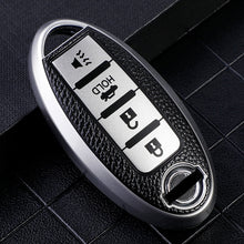 Load image into Gallery viewer, 4buttons Car Key Case Cover for Nissan Leaf Micra Qashqai J11 J10 X Trail T32 Versa Note Patrol Key Fob Cover Accessories

