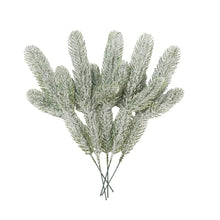 Load image into Gallery viewer, 5/10PCS Artificial Pine Branches Christmas Tree Ornament Desktop Living Room Home DIY Wreath Gift Box Decorations New Year Gifts
