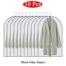 Load image into Gallery viewer, 5/10Pcs Dustproof Cloth Cover Bags Clothes Hanging Garment Dress Suit Coat Dust Cover Home Storage Bag Pouch Case Organizer
