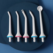 Load image into Gallery viewer, 5 Jet Tips Nozzles for Oral Irrigator Water Dental Flosser Tooth Cleaner Water Jet Floss Teeth Pick Teeth Cleaner Accessory 0ral irrigator
