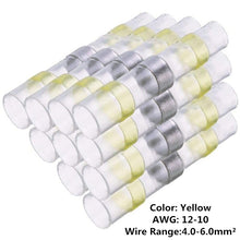 Load image into Gallery viewer, 50/10 PCS Solder Seal Wire Connectors - Heat Shrink Solder Butt Connectors - Solder Terminals Kit - Automotive Marine Insulated
