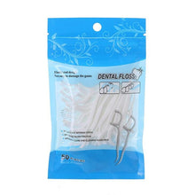 Load image into Gallery viewer, 50/100pcs Dental Floss Flosser Picks Toothpicks Teeth Stick Tooth Cleaning Interdental Brush Dental Floss Pick Oral Hygiene Care 0ral irrigator
