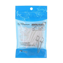 Load image into Gallery viewer, 50/100pcs Dental Floss Flosser Picks Toothpicks Teeth Stick Tooth Cleaning Interdental Brush Dental Floss Pick Oral Hygiene Care 0ral irrigator
