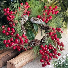 Load image into Gallery viewer, 100-300Pcs Pearl Stamens Artificial Flower Small Berries Cherry For Wedding Party Gift Box Christmas DIY Wreath Home Decorations
