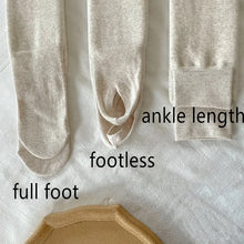Load image into Gallery viewer, 500G Winter Thick Tights Women Warm Fleece Pantyhose Full Foot Cotton High Waisted Stockings for Girls Leggings
