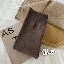 Load image into Gallery viewer, 500G Winter Thick Tights Women Warm Fleece Pantyhose Full Foot Cotton High Waisted Stockings for Girls Leggings

