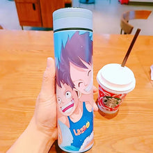 Load image into Gallery viewer, 500ML Japanese Cartoon Anime Stainless Steel Thermos Vacuum Flask Termo Cute water bottle Tea Coffee Travel Mug For Kids Gift
