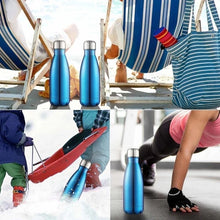Load image into Gallery viewer, 500ml For Sport Bottles Double-Wall Insulated Vacuum Flask BPA Free Thermos Stainless Steel Water Bottle Cola Water Beer Thermos
