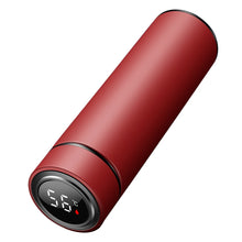Load image into Gallery viewer, 500ml Smart Insulation Cup Vacuum Bottle Thermos 304 Stainless Steel Minimalist Water Bottle LCD Digital Screen Portable Cup
