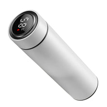 Load image into Gallery viewer, 500ml Smart Insulation Cup Vacuum Bottle Thermos 304 Stainless Steel Minimalist Water Bottle LCD Digital Screen Portable Cup
