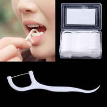 Load image into Gallery viewer, 50PCS/Box Dental Floss Interdental Brush Teeth Stick Toothpicks tooth thread Floss For Tooth Clean Oral Care Beauty Tools 0ral irrigator
