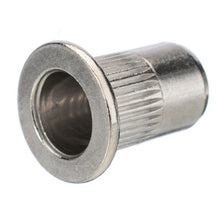 Load image into Gallery viewer, 50Pcs Rivet Nut M3-M10 Thread Stainless Steel Flat Head Rivet Nut  Insert Nut Hand Rivet Nut Gun Head Manual Riveter Tool Kit
