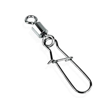 Load image into Gallery viewer, Fishhook 50pcs Fishing Accessories Eight-ring Connector Stainless Steel Snap Fishhook Swivels Tackle for Hooks Fishing 2/4/6/8/10/12/14#
