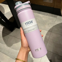 Load image into Gallery viewer, 530/750/100Ml Thermos Mug With Straw Stainless Steel Thermal Insulation Straight Cup Thermal Water Bottle Tumbler Thermocup 1pcS
