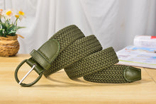 Load image into Gallery viewer, Belt Elastic Belt Canvas for Both Male and Female Pin Buckle Casual All-Match
