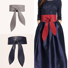 Load image into Gallery viewer, Wrap Around Tie Corset Women's  Dress Belt Lady Waist Wide Leather Soft PU
