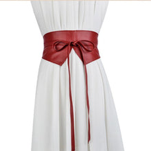 Load image into Gallery viewer, Ladies Fashion Fringe Bow Tie Dress Belt Knotted Lace Waist Girdle Belt
