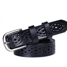 Load image into Gallery viewer, Women Fashion Wide Genuine Leather Belt Without Drilling Luxury Jeans Belts Female Quality Straps
