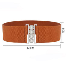 Load image into Gallery viewer, Women Belt Skinny Elastic Ceinture Soft Leather Wide Self Tie Wrap Around Waist Band Simple Femme Vintage Dress Belt Accessories
