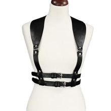 Load image into Gallery viewer, Fashion Punk Leather Harness Belt Strap Girdle Sexy Women Handmade Belt Decorative Shirt Dress Vest Harness Belt
