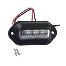 Load image into Gallery viewer, 6 LED License Number Plate Lights Taillight Cargo Trunk Courtesy Tag Step Lamp Bulbs White Car Truck SUV RV Trailer Van Boat
