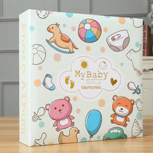 Load image into Gallery viewer, 6-inch Photo Album Writable Collection of Children Growth Photos 200pcs High-capacity Hard Shell Paper Interleaf Albums

