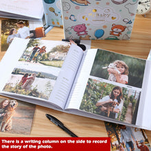 Load image into Gallery viewer, 6-inch Photo Album Writable Collection of Children Growth Photos 200pcs High-capacity Hard Shell Paper Interleaf Albums
