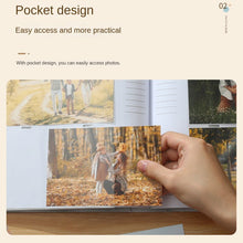 Load image into Gallery viewer, 6-inch Photo Album Writable Collection of Children Growth Photos 200pcs High-capacity Hard Shell Paper Interleaf Albums
