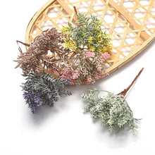 Load image into Gallery viewer, 6 pcs/bundle artificial plant grass pine for diy wedding wreath Christmas garland home decoration accessories artificial flowers
