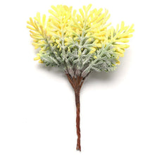 Load image into Gallery viewer, 6 pcs/bundle artificial plant grass pine for diy wedding wreath Christmas garland home decoration accessories artificial flowers
