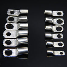 Load image into Gallery viewer, 60/140/220 Pcs Combination copper tab ring car battery terminals car kit wire crimp connector with cover
