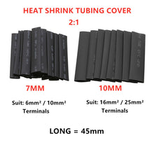 Load image into Gallery viewer, 60/140/220 Pcs Combination copper tab ring car battery terminals car kit wire crimp connector with cover

