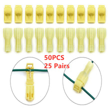 Load image into Gallery viewer, 60/30PCS Wire Cable Connectors Terminals Crimp Terminal Scotch Lock Quick Splice 22-10AWG Electrical Car Audio Kit Tool Set
