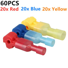 Load image into Gallery viewer, 60/30PCS Wire Cable Connectors Terminals Crimp Terminal Scotch Lock Quick Splice 22-10AWG Electrical Car Audio Kit Tool Set
