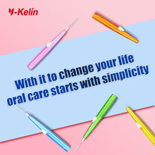Load image into Gallery viewer, 60 Pcs/Box Toothpick Dental Interdental Brush 0.6-1.5Mm Cleaning Between Teeth Oral Care Orthodontic  I Shape Tooth Floss 0ral irrigator
