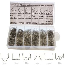 Load image into Gallery viewer, 600pcs Hot Stapler Staples for Plastic Welder Automotive Plastic Repair Machine Welding Wire Car Bumper Repair Welding Machine
