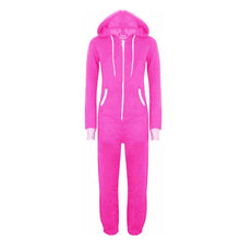 Load image into Gallery viewer, WOTOGOLD Unisex Women Men Adult Pajamas Sportswear Onesi Jumpsuit Sleepwear
