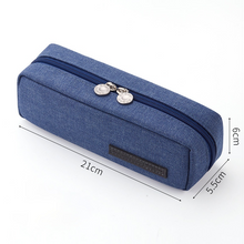 Load image into Gallery viewer, 21cm Large Capacity Rectangular Pencil Case Student Color Pencil Box
