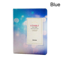 Load image into Gallery viewer, 64 Pockets Photo Book Album  3 Inch Storage Name Card Holder for Instax Mini Fuji Films Paper DIY photo album sticker frame
