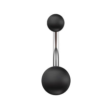 Load image into Gallery viewer, 1pcs Sexy Dangling Navel Belly Button Ring Double Round Pearl Stainless Steel Belly Piercing Jewelry 14G
