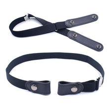 Load image into Gallery viewer, Women Buckle Free Elastic Belts Invisible Belt Waist for Jeans No Buckles Waistband Belt
