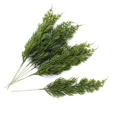 Load image into Gallery viewer, 6Pcs Green Pine Christmas Leaves Decorations for Home Plastic Vases for Wedding Decorative Flowers Wreaths Diy Artificial Plants
