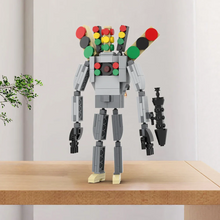 Load image into Gallery viewer, The Traffic Light Man &amp; Mini Cameraman Building Blocks Toy from Video:Skibidi Toilet,DIY Toys for Children‘s Gifts
