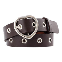 Load image into Gallery viewer, Women Ladies Vintage Heart Buckle Leisure Leather Belt Trouser Accessories

