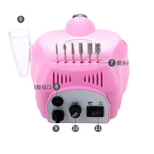 Load image into Gallery viewer, 202 Nail Polishing Machine 25000 High Speed Nail Scrubber Electric Nail Grinder
