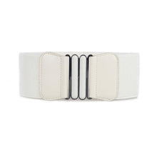 Load image into Gallery viewer, Fashion Womens Ladies Faux Leather Wide Elastic Buckle Thin Waist Belt Hot
