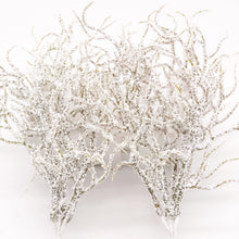 Load image into Gallery viewer, 6pcs Artificial white Grass Plant Artificial Flowers for Wedding Christmas Decor DIY scrapbooking Wreath Fake flowers
