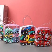 Load image into Gallery viewer, 6pcs Car Model Toy Pull Back Car Toys Mobile Vehicle Fire Truck Taxi Model Kid Mini Cars Boy Toys Gift Diecasts Toy for Children
