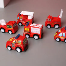Load image into Gallery viewer, 6pcs Car Model Toy Pull Back Car Toys Mobile Vehicle Fire Truck Taxi Model Kid Mini Cars Boy Toys Gift Diecasts Toy for Children
